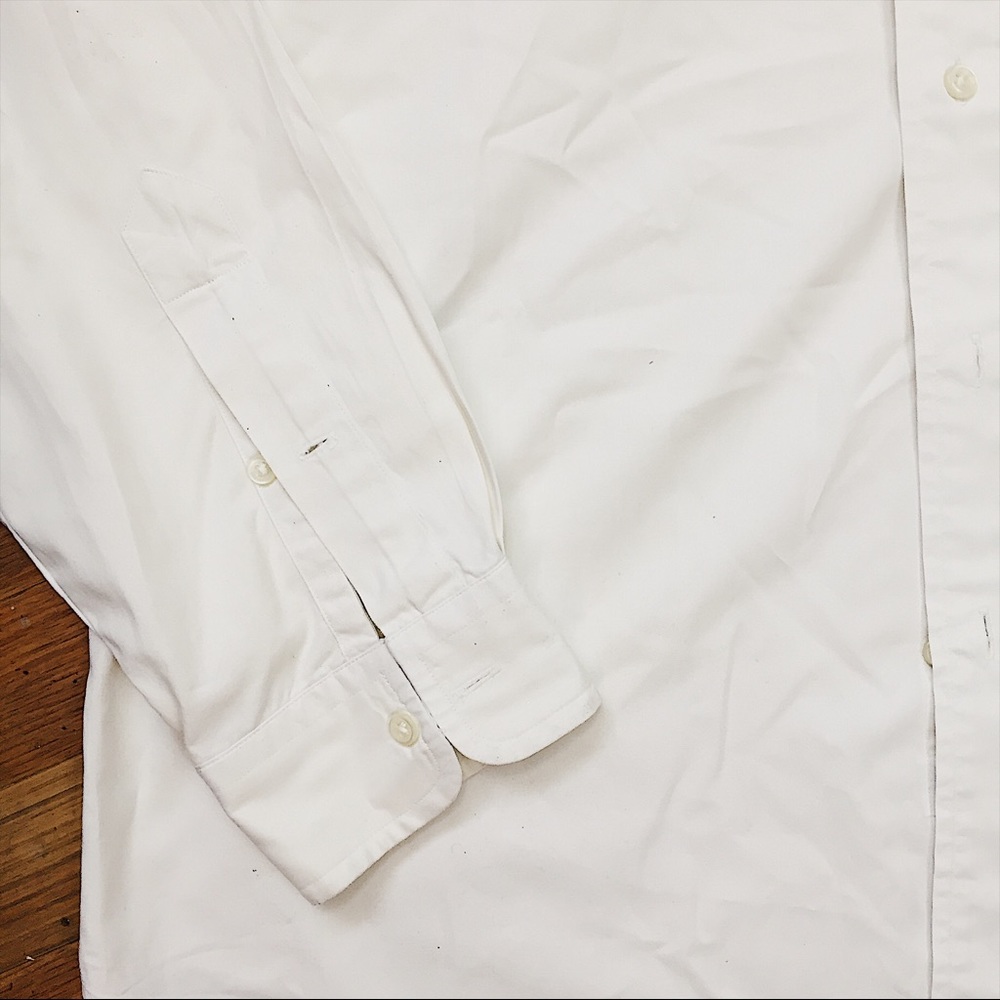 Ralph Lauren Classic Button Down Shirt L EUC - Picture 3 of 5